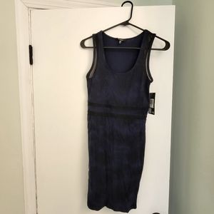 NWT Hurley Blue/Black Mesh Bo Dress Size XS